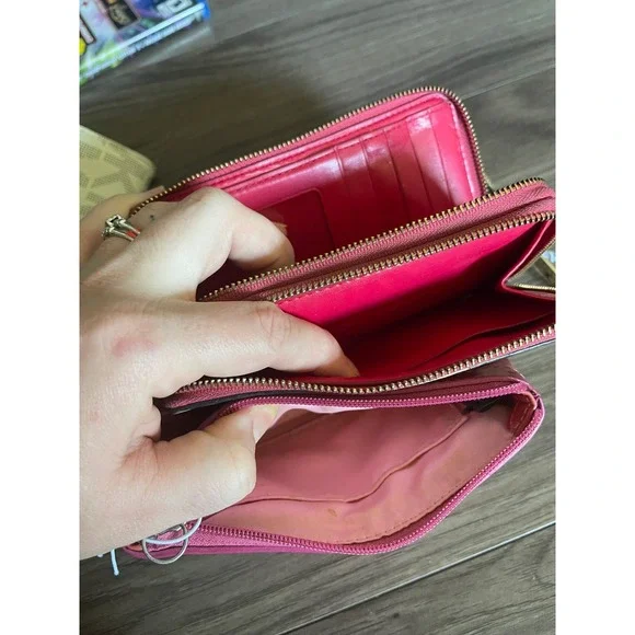 12pc Designer Wallet Lt Michael Kors Kate Spade Coach Zip Bifold Wristlet Bundle - Picture 7 of 7